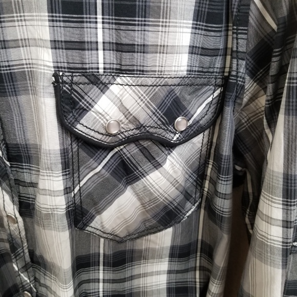 INC Men's Long Sleeve Shirt XXL Pearl Snap New - Picture 6 of 6